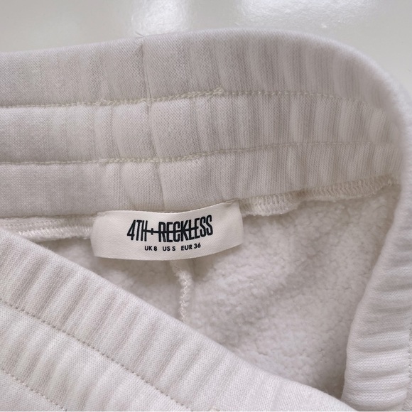 4th and Reckless The Art of Everyday Cream Jogger Set Oversized Size Small - Picture 12 of 16